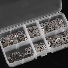 250 Pcs M1.6 M2 M2.5 M3 M4 Carbon Steel Hex Nut & 500Pcs M1.6 M2 M2.5 M3 M3.5 M4 M5 Stainless Steel Flat Washer