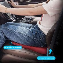 Coussin de SièGe D'Appoint de Voiture Rehaussant la Hauteur, Tapis de Rehaussement de SièGe de Voiture Portable et Respirant, Soulagement de la