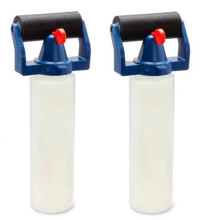 2 StüCk Kleberapplikator-Rollenspender, PE-Kunststoff-Applikatorflasche, 8 Unzen Leimflasche für die Holzverarbeitung, Malerbedarf