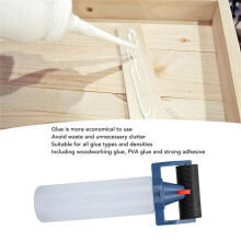 2PCS Glue Applicator Roller Dispenser PE Plastic Applicator Bottle 8Oz Glue Bottle for Wood Processing Painting Supply