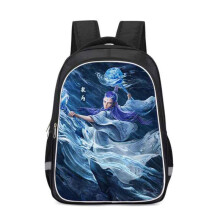 Laptop Backpack Large Water‑Resistant School Bag with Multi‑Layer Storage and Padded Straps