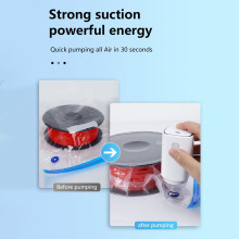 USB Rechargeable Electric Air Pump Dryer+10PCS Bag Kit for 3D Printer PLA Filament Vacuum Bag One-Key Quick Pumping