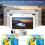 YT200  Projector LED Home Media Player Audio Portable Projectors USB Video Wired Projection Same Screen Mirror 4