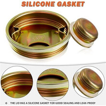 12 Pack Steel Bung Plug Drum Bung 6cm and 3cm Bung Hole Cap 55 Gallon Drum Caps Metal Bung Caps with Plated Coated