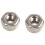 100Pcs Zinc Plated Nylon Insert Hex Lock Nuts Black M2.5 & M2 5