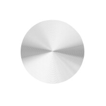 Glass plate adapter table leg, aluminum, round, 50x8mm, silver