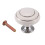 1 x Ceramic Door/Wardrobe/Cabinet/Cupboard Knob Handle Drawer White 2