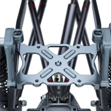 Metal Battery Mounting Fixing Bracket Chassis Support for 1/10 Axial SCX10 RC Crawler Car Accessories, Black