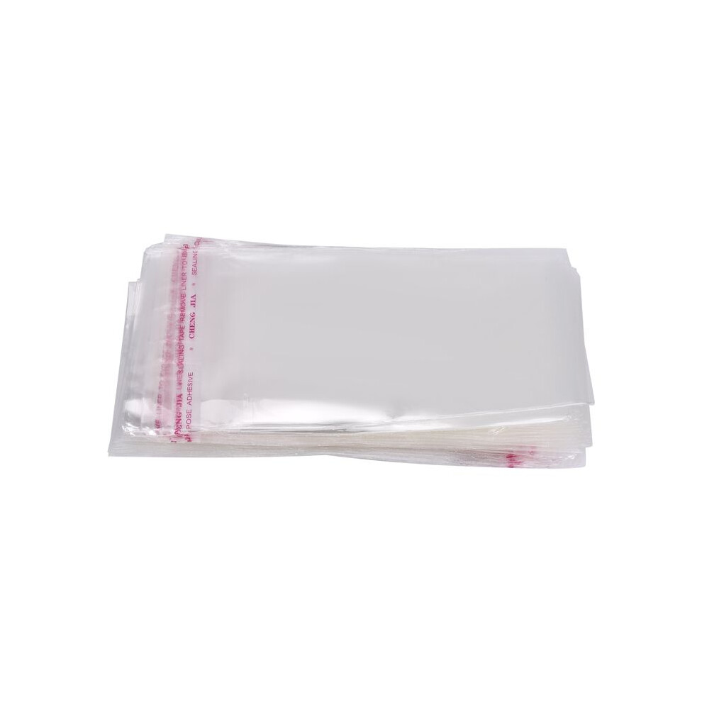 200 Clear Self Adhesive 7Cm X 13Cm Peel And Seal Plastic Bags For Small Objects, Jewellery, Arts And Crafts Display Packaging 4712984167728