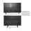 2 Pezzi Supporto TV Supporto Base Universale TV LCD Staffa per Televisore Supporto da Tavolo Multifunzionale Comode Gambe per Mobili 4