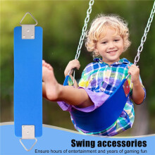 Outdoor Children's Swing EVA Heavy Duty Swing Accessories with Metal Triple-cornered Ring 300Kg /660 Lb Weight Limit Outdoor Fun Toy