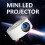 YT200  Projector LED Home Media Player Audio Portable Projectors USB Video Wired Projection Same Screen Mirror 5