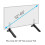 2 Pezzi Supporto TV Supporto Base Universale TV LCD Staffa per Televisore Supporto da Tavolo Multifunzionale Comode Gambe per Mobili 10