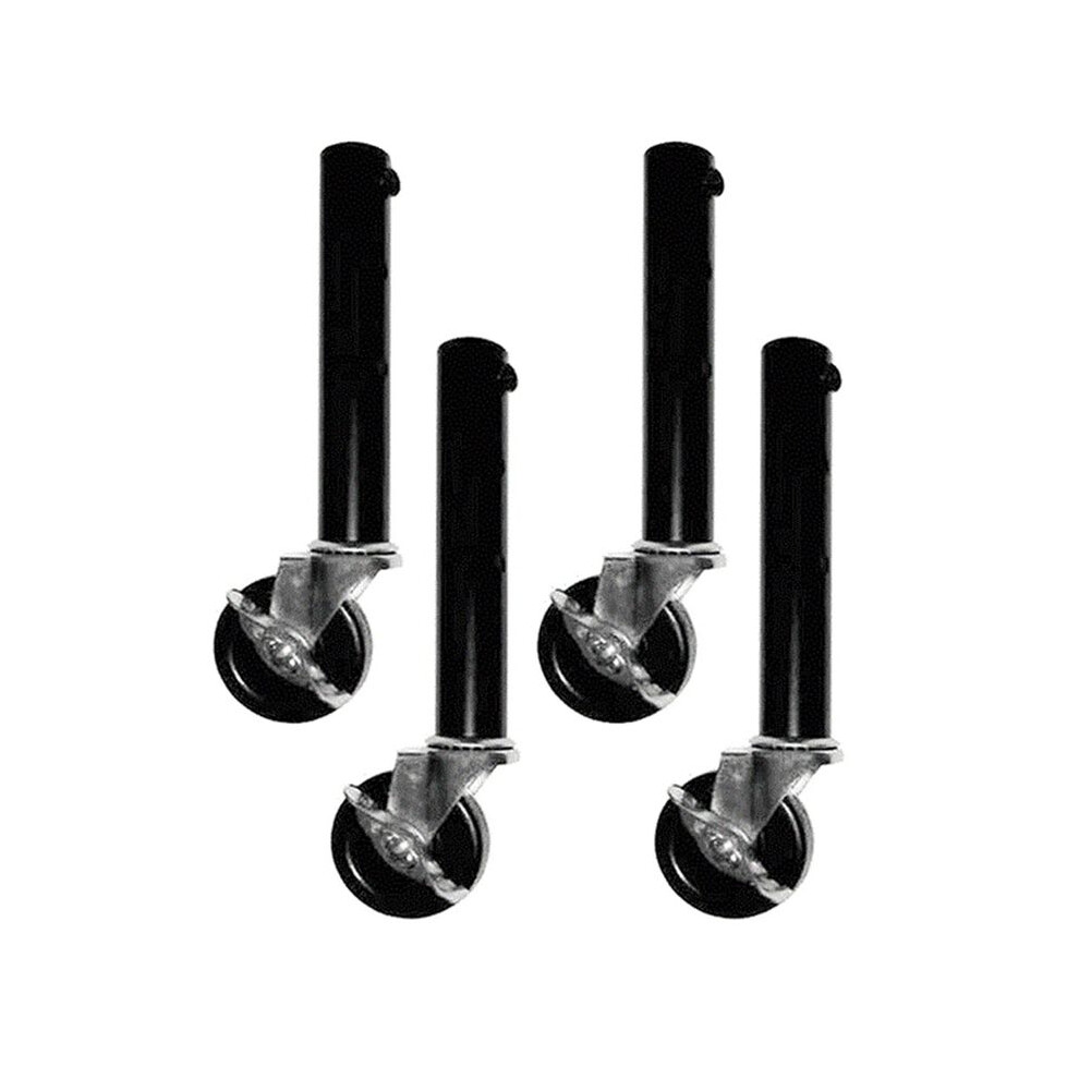 Table Leg Extension For Folding Table Castors - Pack Of 4 Risers With Wheels For Straight And Curved Legs 27Cm 6033767585408