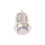 3V Push Button  Doorbell Button  LED 12 mm Silver 9