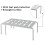 Expandable Kitchen Counter Shelf Organizer , Shelf with Retractable , Multi-Purpose Spice Rack Plastic Organizers White 4