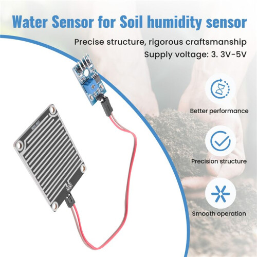 Rain Sensor Module Rainwater Rain Sensor Module 3, 3V-5V 2