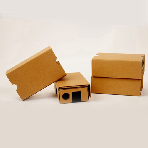 6PCS Óculos 3D para  Cardboard V2 VR Valencia 4.5- 6 Polegadas Smartphone+Faixa de Cabeça 2
