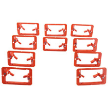 Nieder Spannung Montage Halterung 1 Gang Mehrzweck Trockenbau eine der Wand Montiert Halter - (Einzel Gang, 10 Pack)