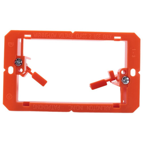 Low Voltage Mounting Bracket 1 Gang Multipurpose Drywall Mounting Wall Plate Bracket - (Single Gang, 10 Pack) 2