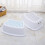 Plastic Non-Slip Chair Children's Stackable Step Stool Assistant Assistant Kitchen Bathroom Toilet Chair(Grey) 1