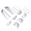 10Pcs/Set Car ABS Chrome Door Handle Bowl Insert Frame Overlay Panel for  Hiace 2005-2015 Car Styling 1