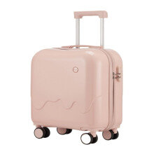 Pink Hard Shell 20 Inch Carry On Luggage with USB Charging and Cup Holder Durable Lightweight Suitcase