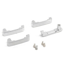 4Pcs Metal Door Handles for -4 TRX4 T4 2021 Bronco 1/10 RC Crawler Car Upgrade Parts Accessories,Silver