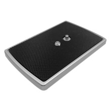 Schnell Wechsel Platte für Libec TH-650DV 1/4 Zoll Befestigungs Schraube Stativ Einbeinstative Kamerak Lemmplatte Silber