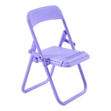 Steve Cute Little Chair Mobile Phone Holder Desk Foldable Phone Stand Cell Phone Stand Holder for Desk