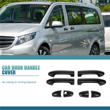 Car Door Handle Cover Styling Stickers for   Vito W447 Metris Valente V-Class 2016-2021