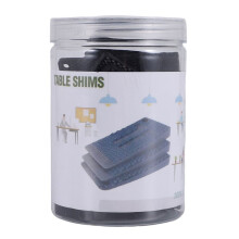 Plastic Shims for Leveling - 36 Piece Jar, Strong and Durable Table Wedges, DIY Levelers for Furniture, Table, Chair