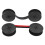2Pack Typewriter Ribbon Twin Spool Typewriter Ribbon Ink Twin Spool Ink Replacement Part for Most Typewriter(Red,Black) 2