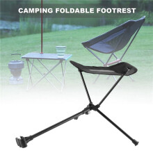Collapsible Footstool for Outdoor Camping BBQ Beach Chair Folding Footrest Fishing Chair Foot Recliner Foot Rest