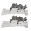 2PCS 0-90-180 Degree Self-Locking Folding Hinge Table Legs Silver Folding Coffee Table Furniture Hardware Cabinet Hinge 1