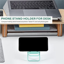 Steve Cute Little Chair Mobile Phone Holder Desk Foldable Phone Stand Cell Phone Stand Holder for Desk Green