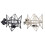 Microphone Shock Mount Support RéGlable Support de Microphone D'Enregistrement Support en MéTal Support de Microphone Pod (Noir) 4