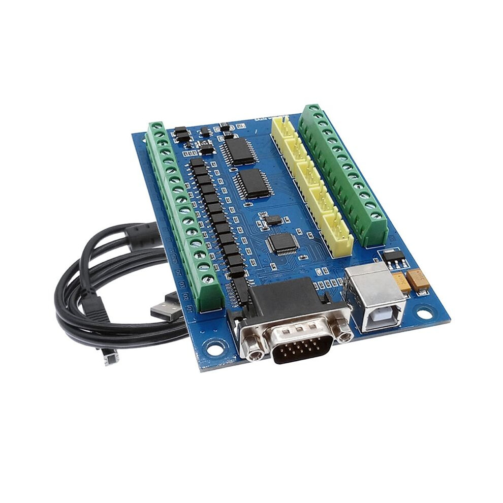 Mach3 Usb Cnc 5 Axis 100Khz 12-24V Linear Motion Control Card Stb5100 Breakout Board 6033875132334