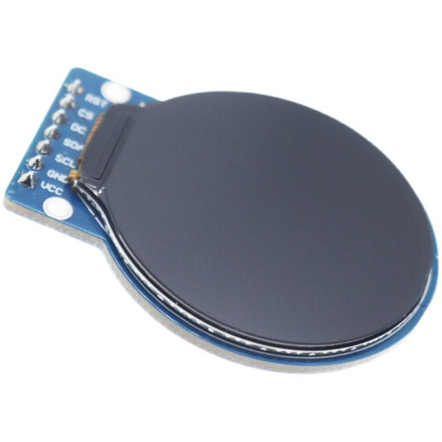 MóDulo de ExibiçãO LCD TFT de 1,28 Polegadas Redonda RGB IPS HD 240X240 ResoluçãO GC9A01 Driver Placa Adaptadora de Interface SPI de 4 Fios