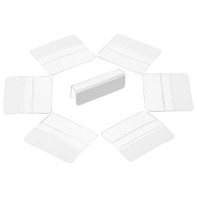 Plastic Oorbellen Kaartadapter Zelfklevende Sieraden Display Adapter voor Vrouwen Meisjes Oorbellen Ketting 100 STKS