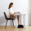 Foot Rest Under the Work Desk, Double-Layer Adjustable Footstool, Suitable for Office 8