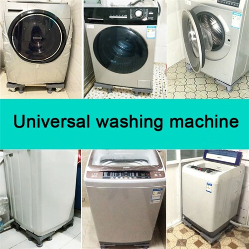 Washing Machine Holder Universal Mobile Fridge Stand Base Adjustable Base for Dryer Refrigerator Kitchen Accessories 2