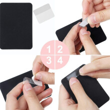 Plastic Earrings Card Adapter Self-Adhesive Jewelry Display Adapter for Women Girls Earrings Necklace 100PCS