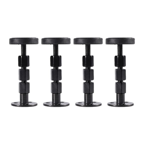 4PCS Headboard Stoppers, Adjustable Threaded Bed Frame Anti-Shake Tool, Bed Shake Support Stabilizer 1