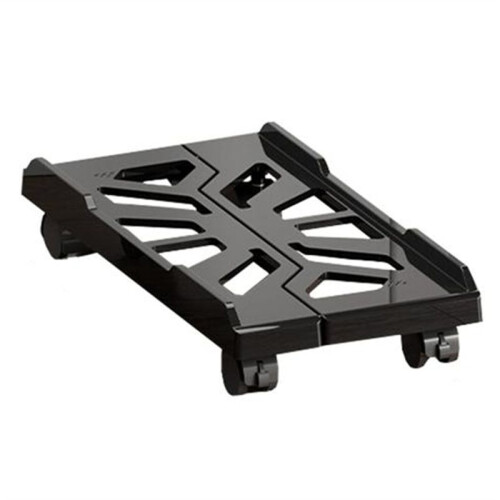 Computer Tower Stand Adjustable Mobile CPU Stand CPU Holder PC Tower Stand with Rolling Caster Wheels Riser Stand Black 1