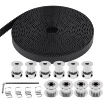 5M GT2 Pasek RozrząDu 10Mm Szerokość 20 ZęBóW 5Mm OtwóR KołO Pasowe RozrząDu +20 ZęBóW OtwóR 5Mm Rolka Napinacza SprężYna SkręTna