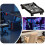 Computer Tower Stand Adjustable Mobile CPU Stand CPU Holder PC Tower Stand with Rolling Caster Wheels Riser Stand Black 5