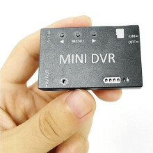 FPV DVR Video Audio Recorder NTSC/PAL Built-in 3.7V 400mah Battery for FPV RC Multicopters VR Goggle Monitor Black