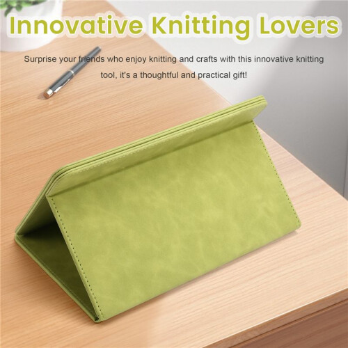 1 Set Braided Chart Clip Magnets Knitting Tool Magnetic Fold  Pattern Holder for Home Use PU Magnet Beech 2