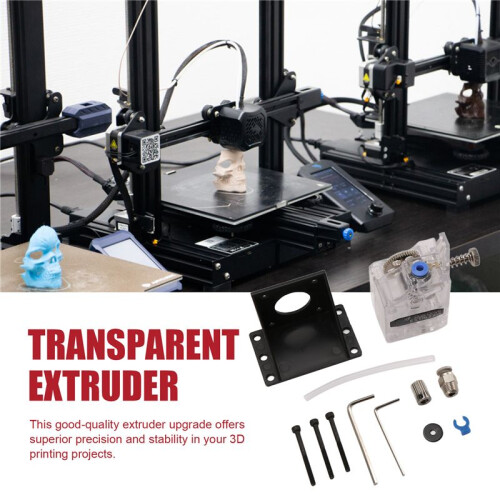 For Chiron Vyper BMG Transparent Extruder Gear, 3D Printer Accessory 3D Printer Transparent Extruder 1